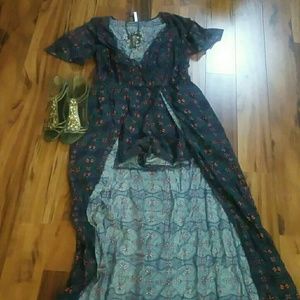 Xhilaration maxi romper XL